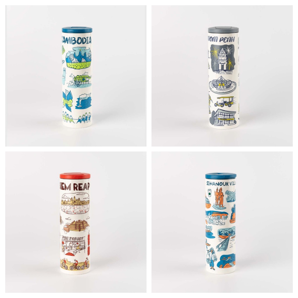 星巴克 Starbucks | 柬埔寨限定 Been There Series 保溫瓶 16oz