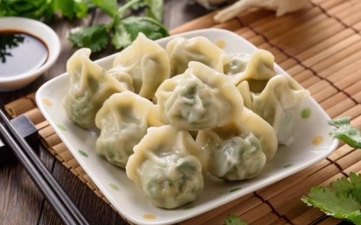 茴香鮮肉水餃（季節蔬菜）