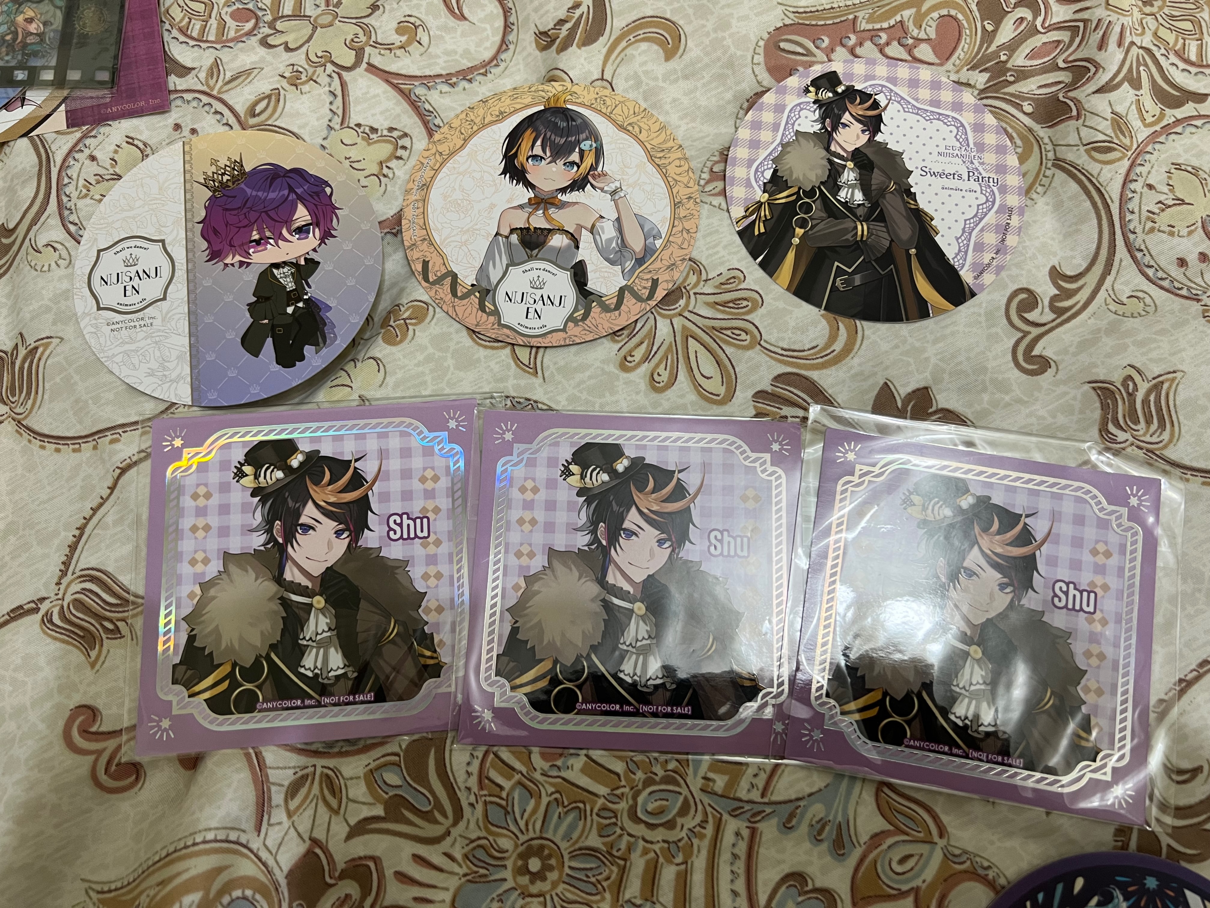 安利美特咖啡xNIJISANJI 杯墊