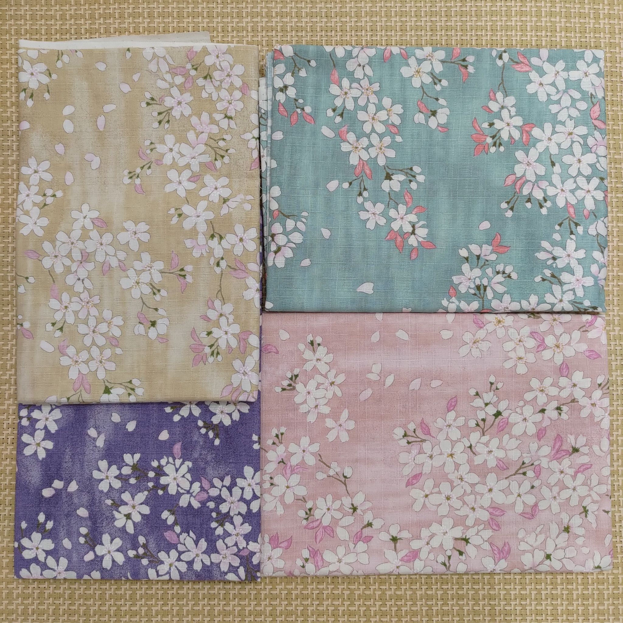 日本櫻花薄棉布-粉色、紫色、淡茶色（限噗浪偷偷說買家下單）