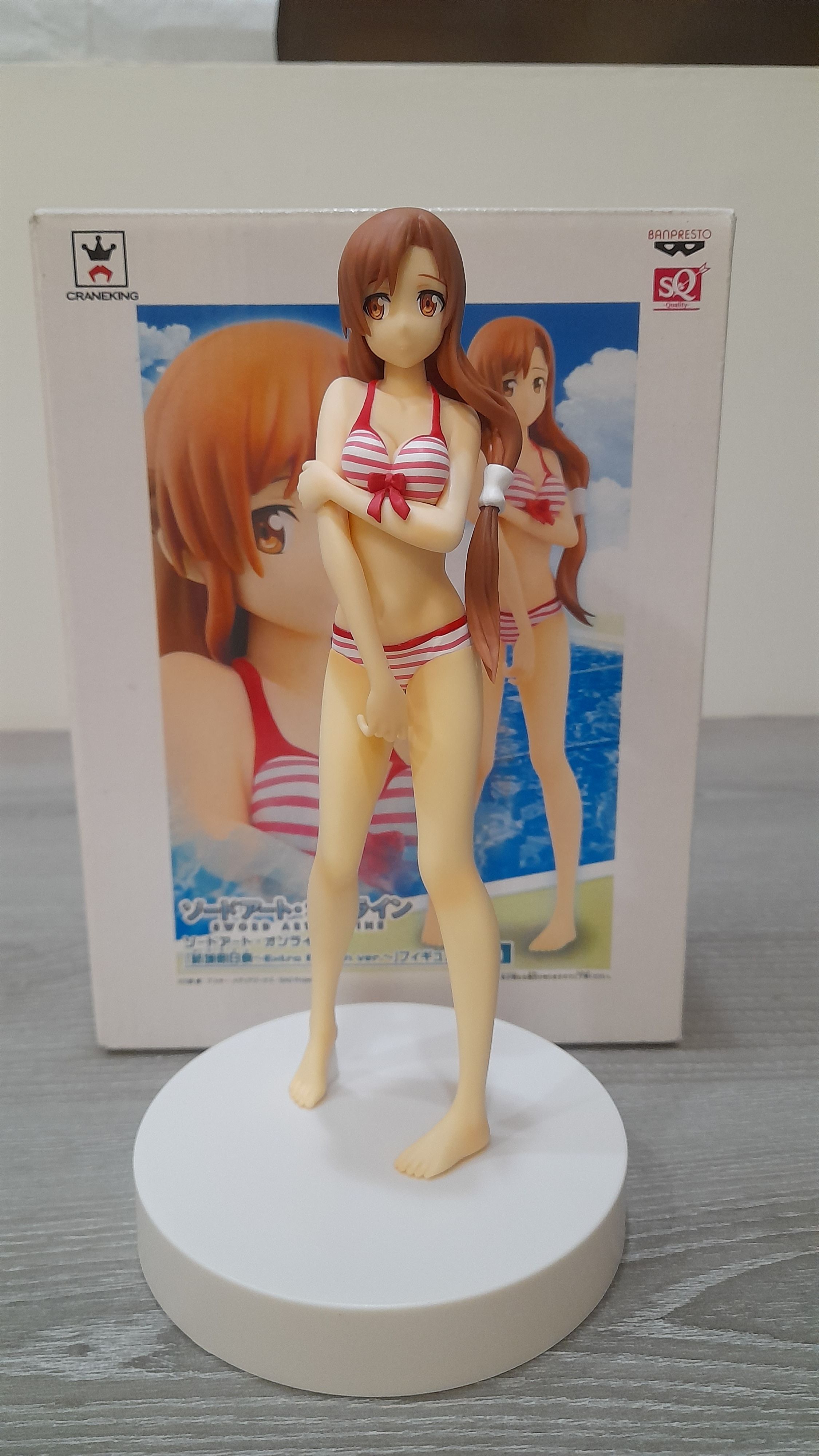 刀劍神域 亞絲娜 泳裝 公仔