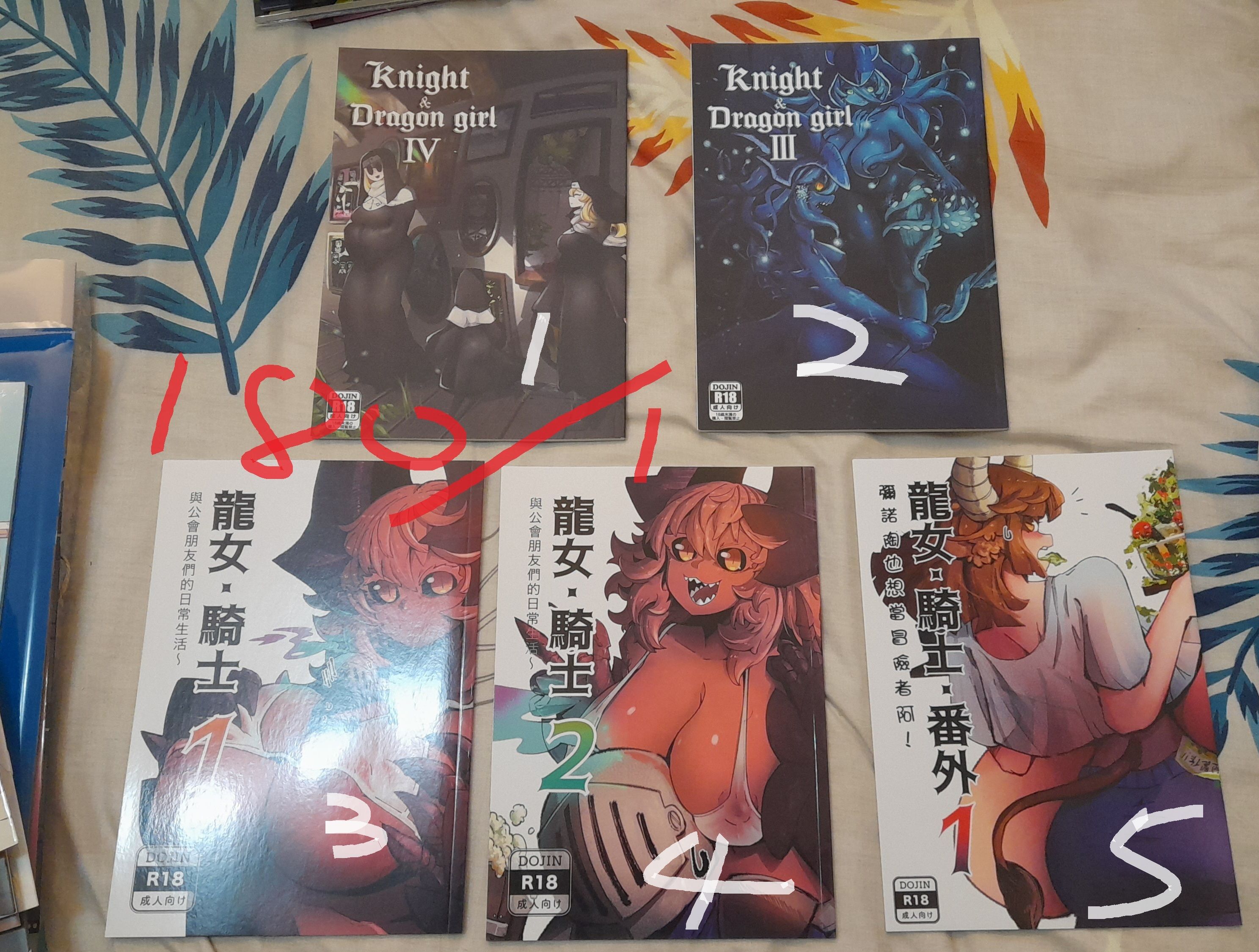 龍女.騎士 同人本