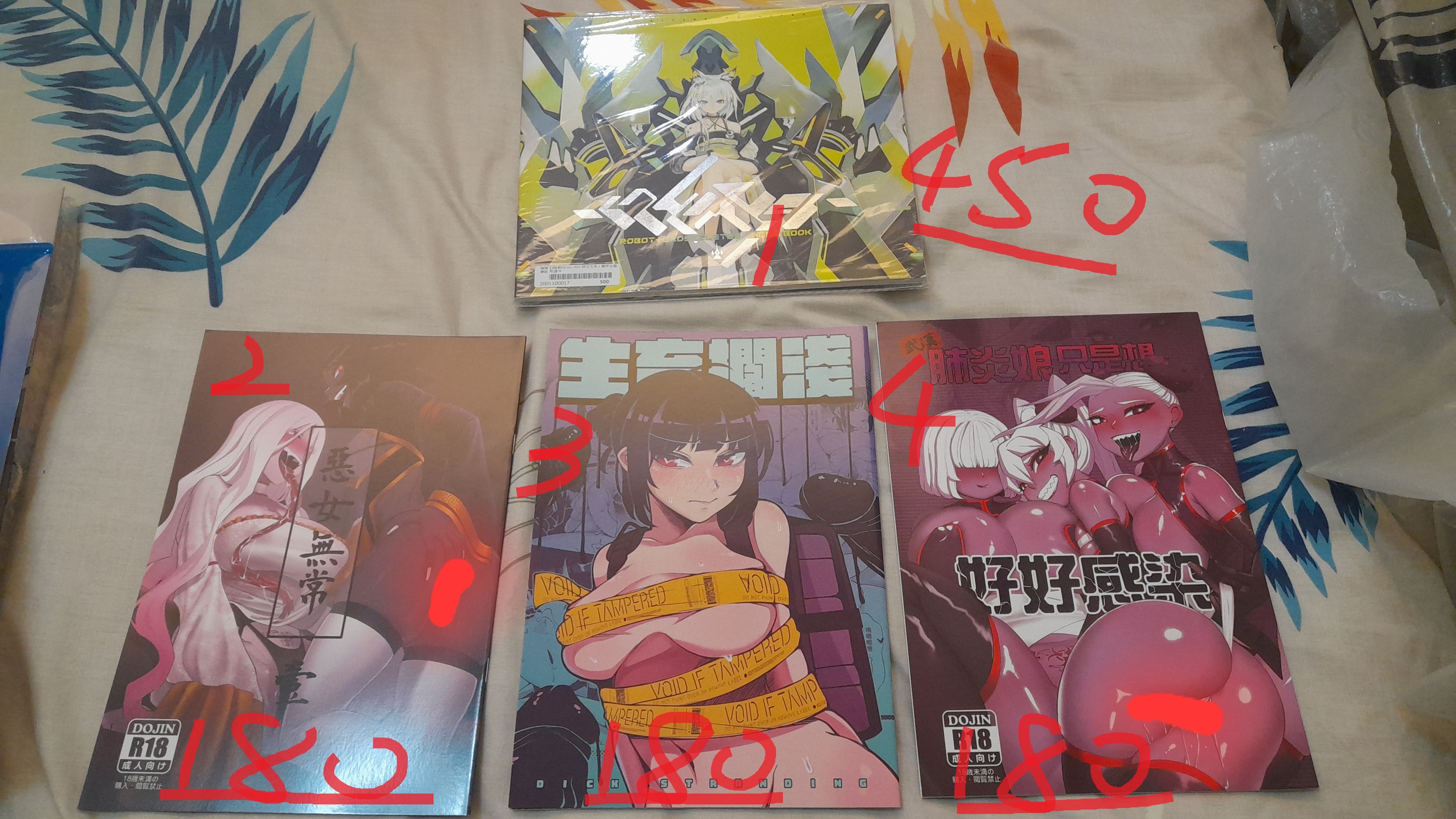 原創同人本、明日方舟畫集