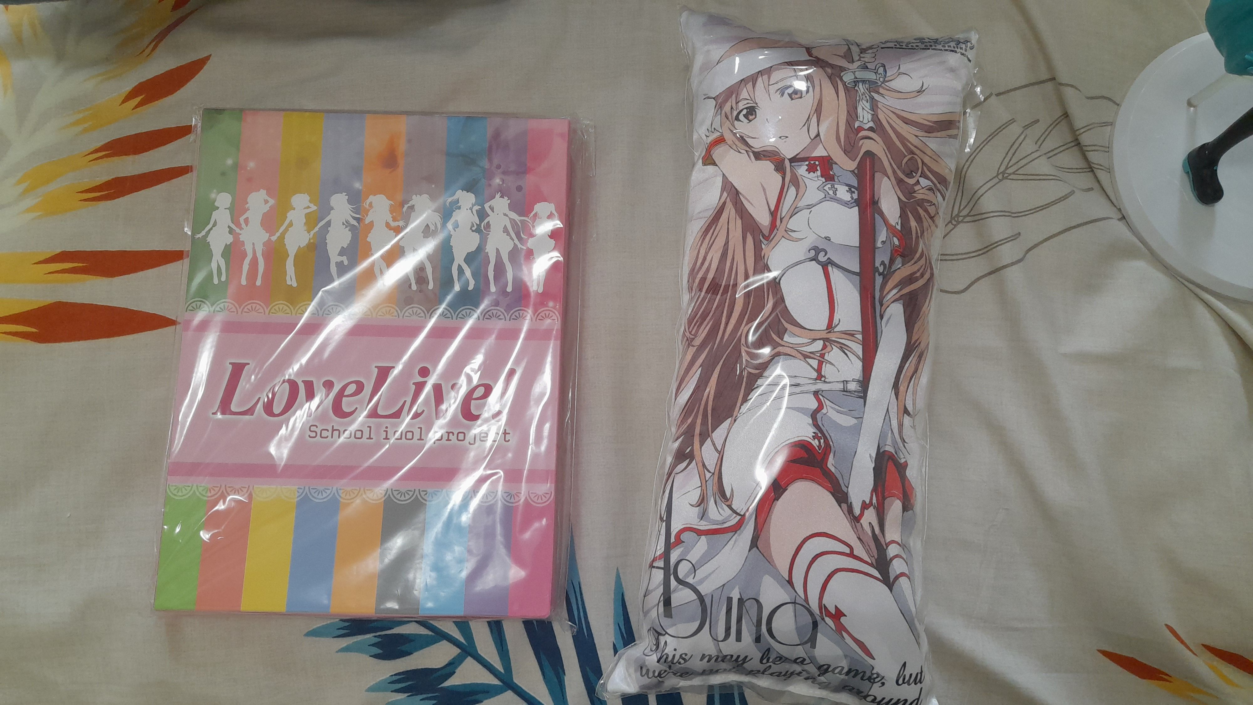 love live 複製簽框畫 、亞絲娜小抱枕