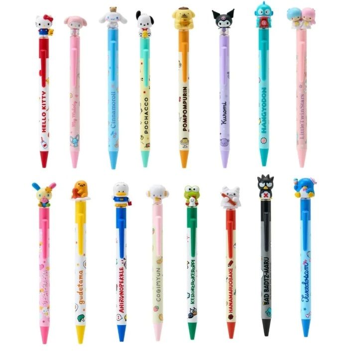三麗鷗正版 公仔造型原子筆