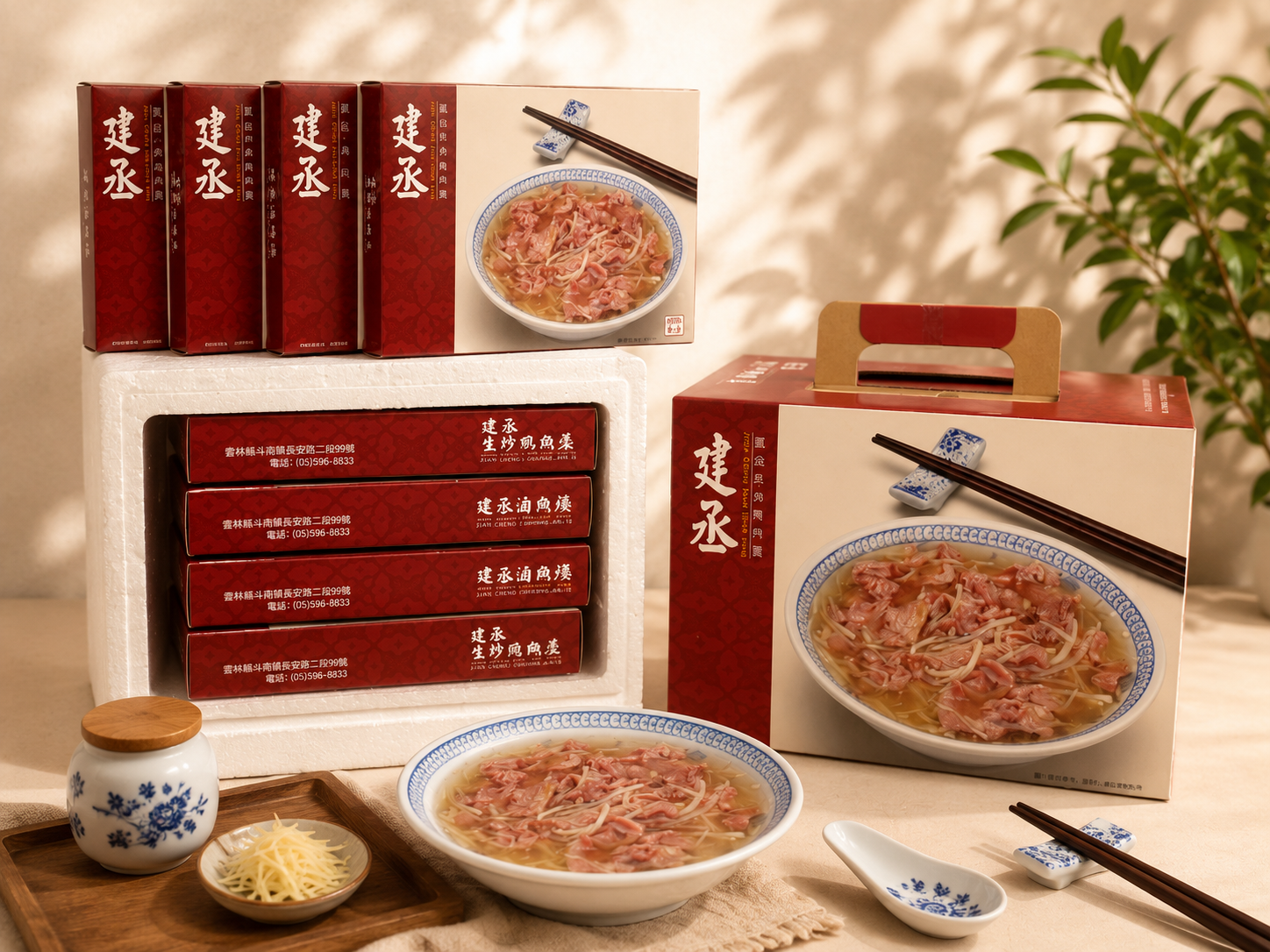 建丞生炒鴨肉羹禮盒組（四入）