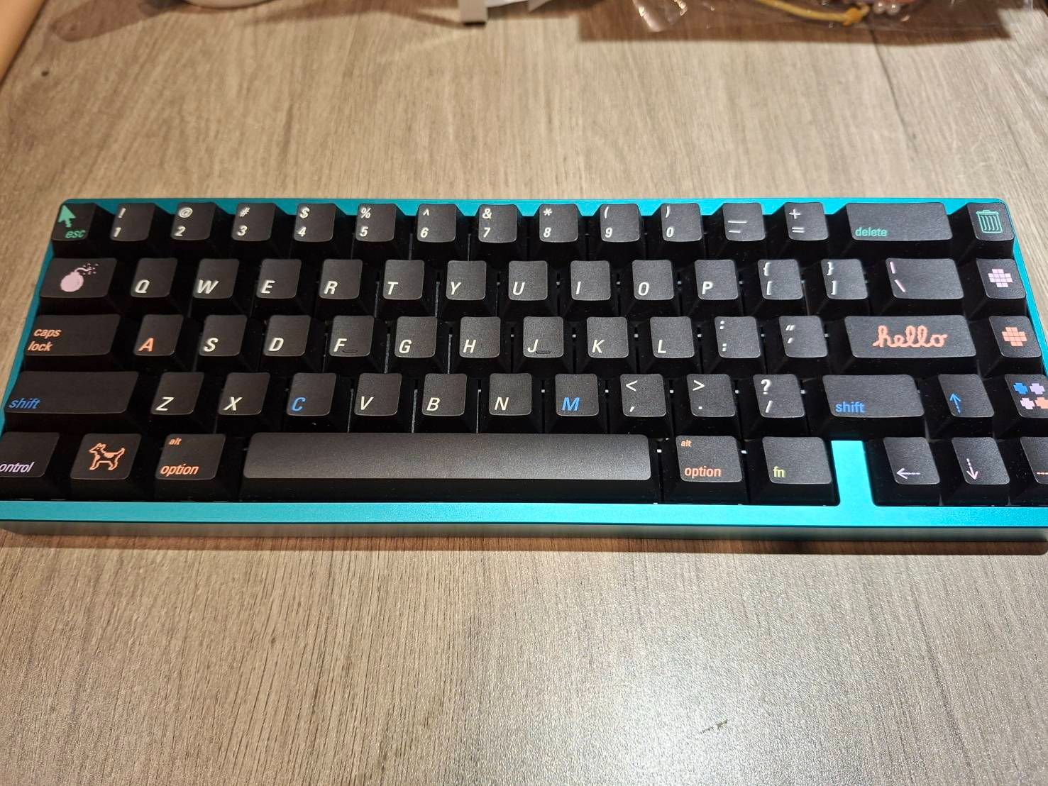 Neo65cu套件 （不含軸帽） 【陽極法翠】【三模】