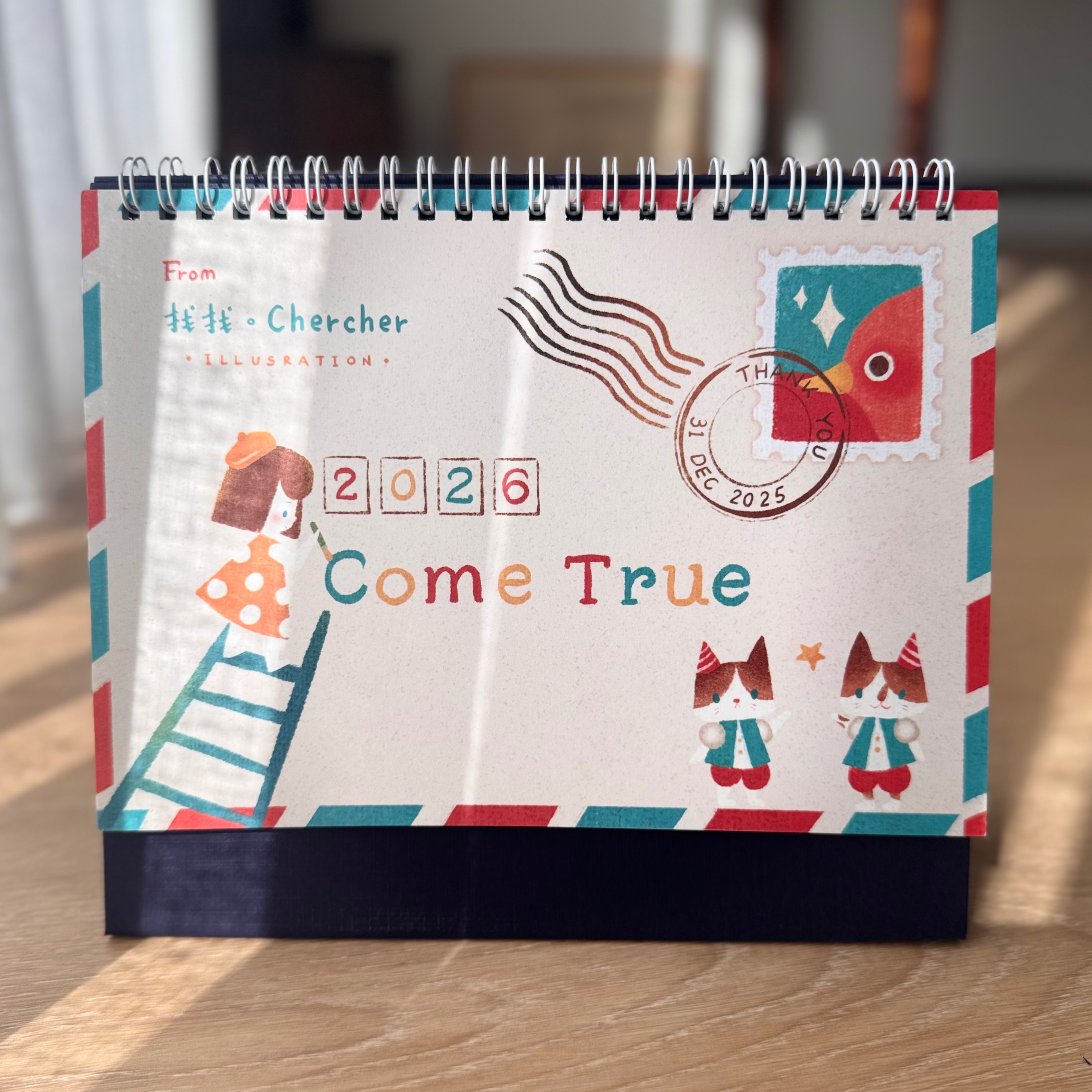 【現貨】2026年找找 Chercher插畫桌曆