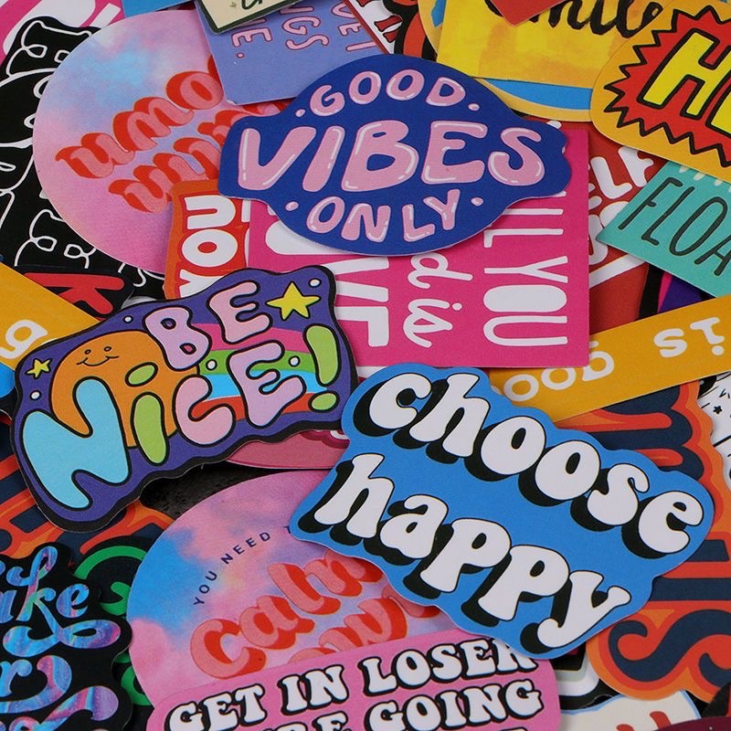 𝑻𝒉𝒆 𝑹𝒂𝒅𝒊𝒐 𝑪𝒍𝒖𝒃 美式 嬉皮 英文貼紙 手機電腦行李箱貼紙 安全帽貼紙 防水貼紙 日