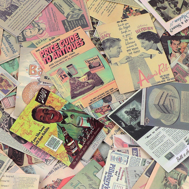 𝑻𝒉𝒆 𝑹𝒂𝒅𝒊𝒐 𝑪𝒍𝒖𝒃 美式復古 雜誌 傳單貼紙 防水貼紙 手機電腦貼紙