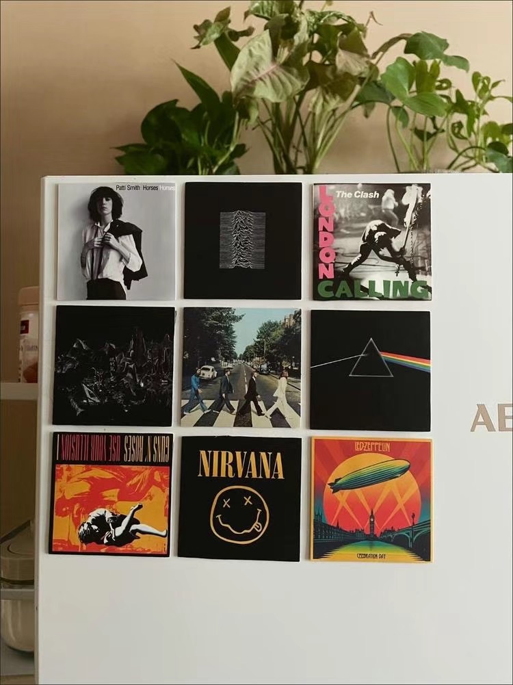 𝑻𝒉𝒆 𝑹𝒂𝒅𝒊𝒐 𝑪𝒍𝒖𝒃 搖滾樂團專輯封面貼紙 💽 美式復古貼紙 vintage 擺拍貼紙