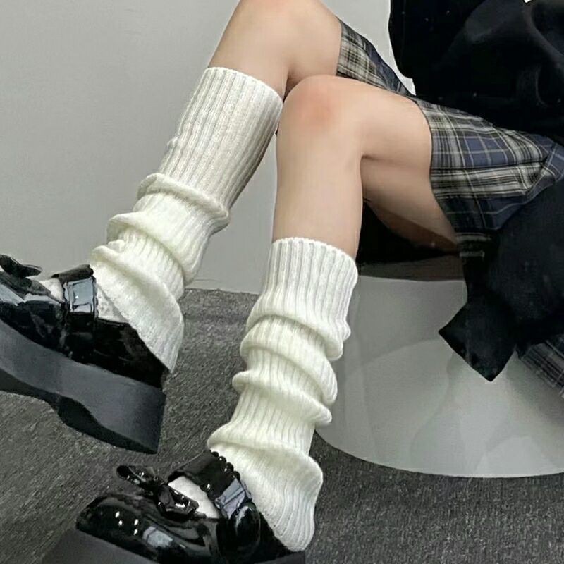 台灣現貨 秋冬日系jk襪套 泡泡襪 推推襪 復古 小腿襪 保暖襪 過膝襪 長襪 日系 甜美 辣妹 學生 亞裔文化 y2k