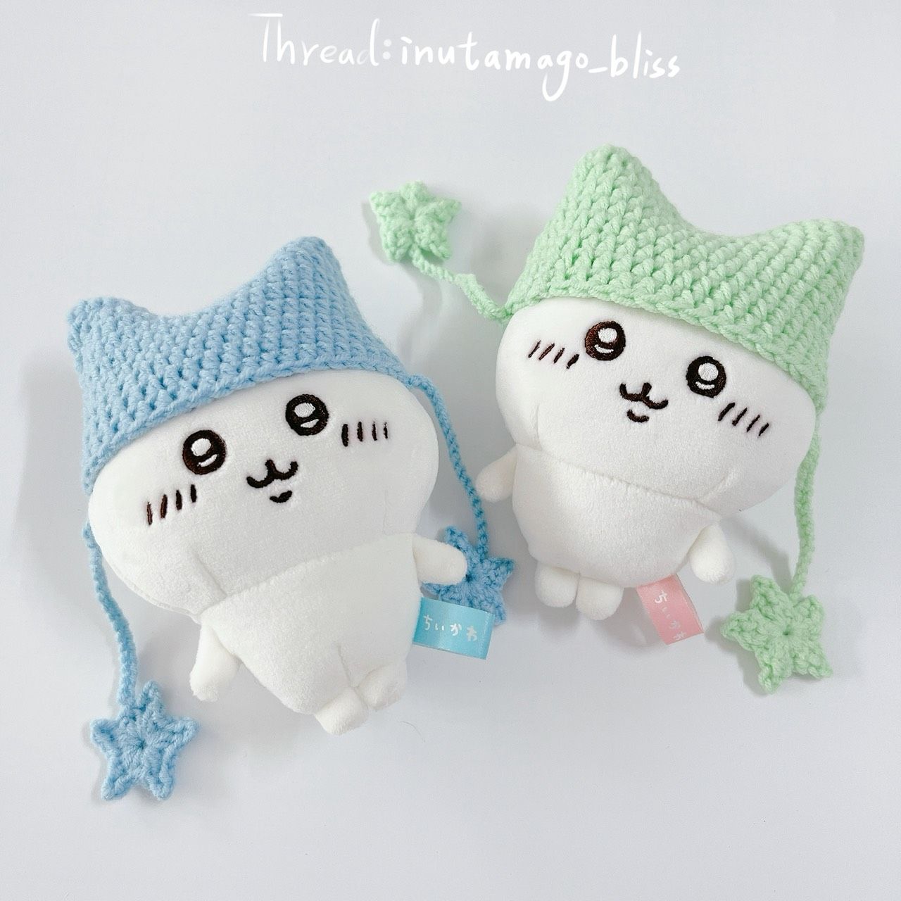 10cm娃用-星星墜貓耳帽