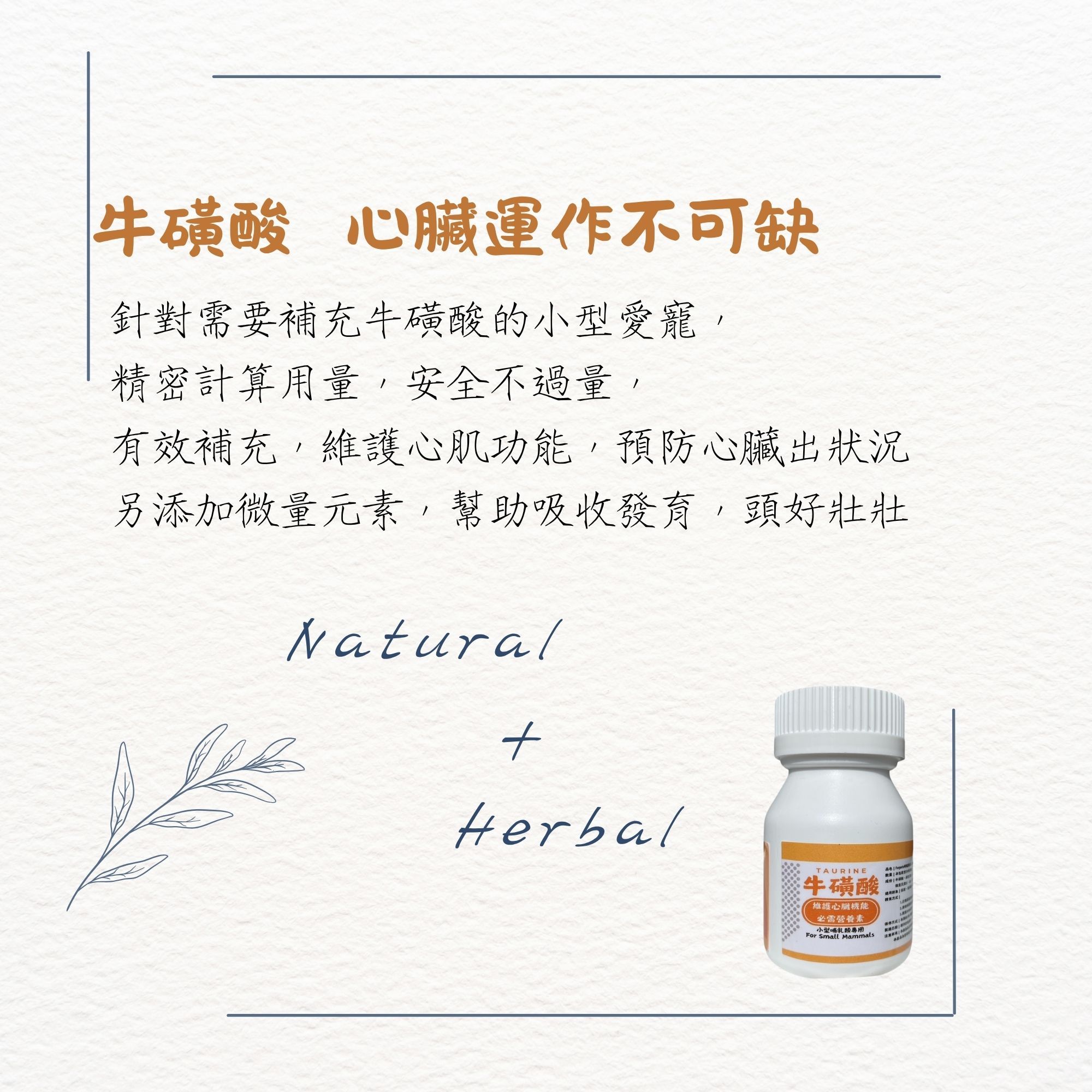 萌寵寶貝綜合維他命+牛磺酸（口服保健食品）狐獴必需補充~
