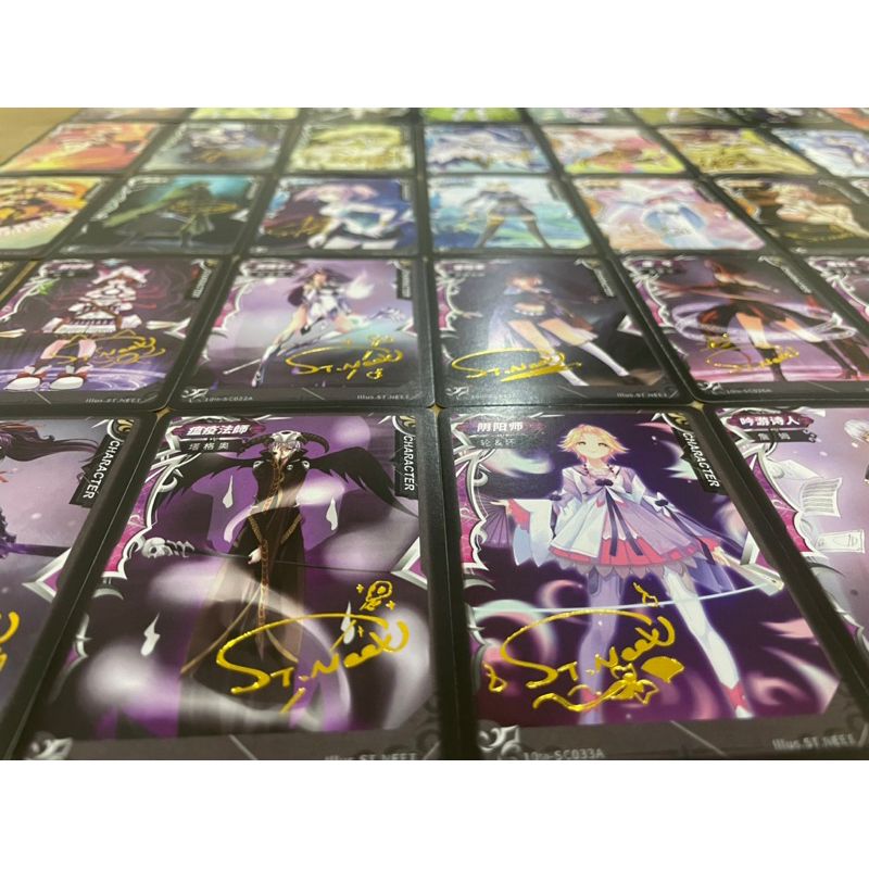 星杯傳說十週年 燙金簽名卡（上篇） 全幅卡 繪師簽名卡