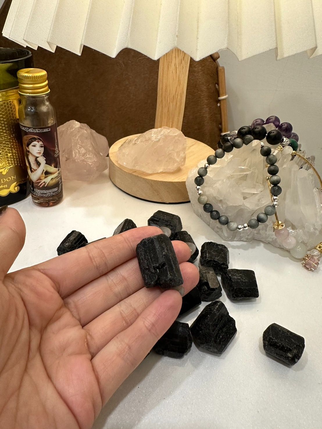 黑碧璽原礦（能量強勁）現貨兩個一起帶走