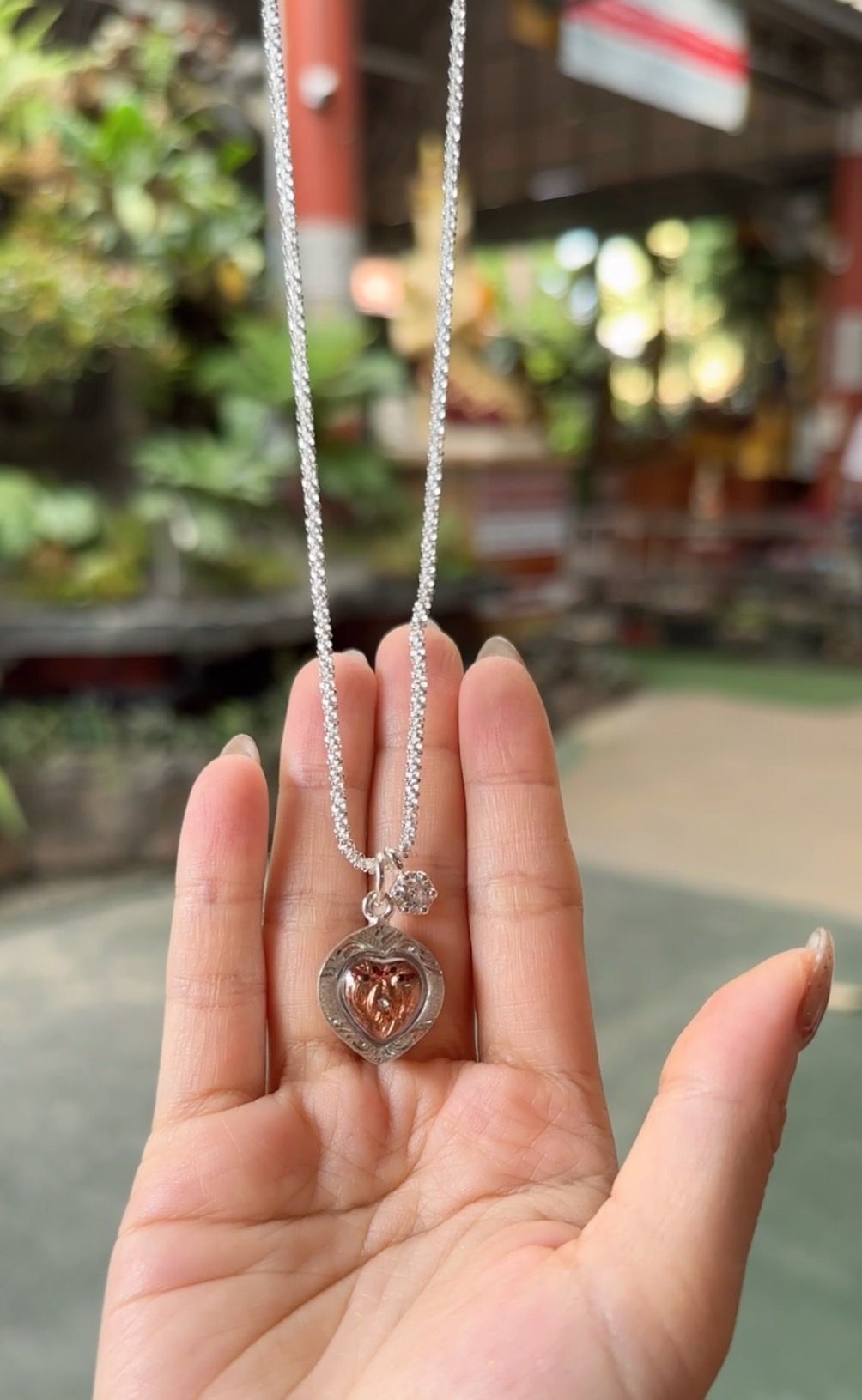 清邁柔依親請 限量 泰北第一大師  銀項墜 感情 魅力桃花 現貨）