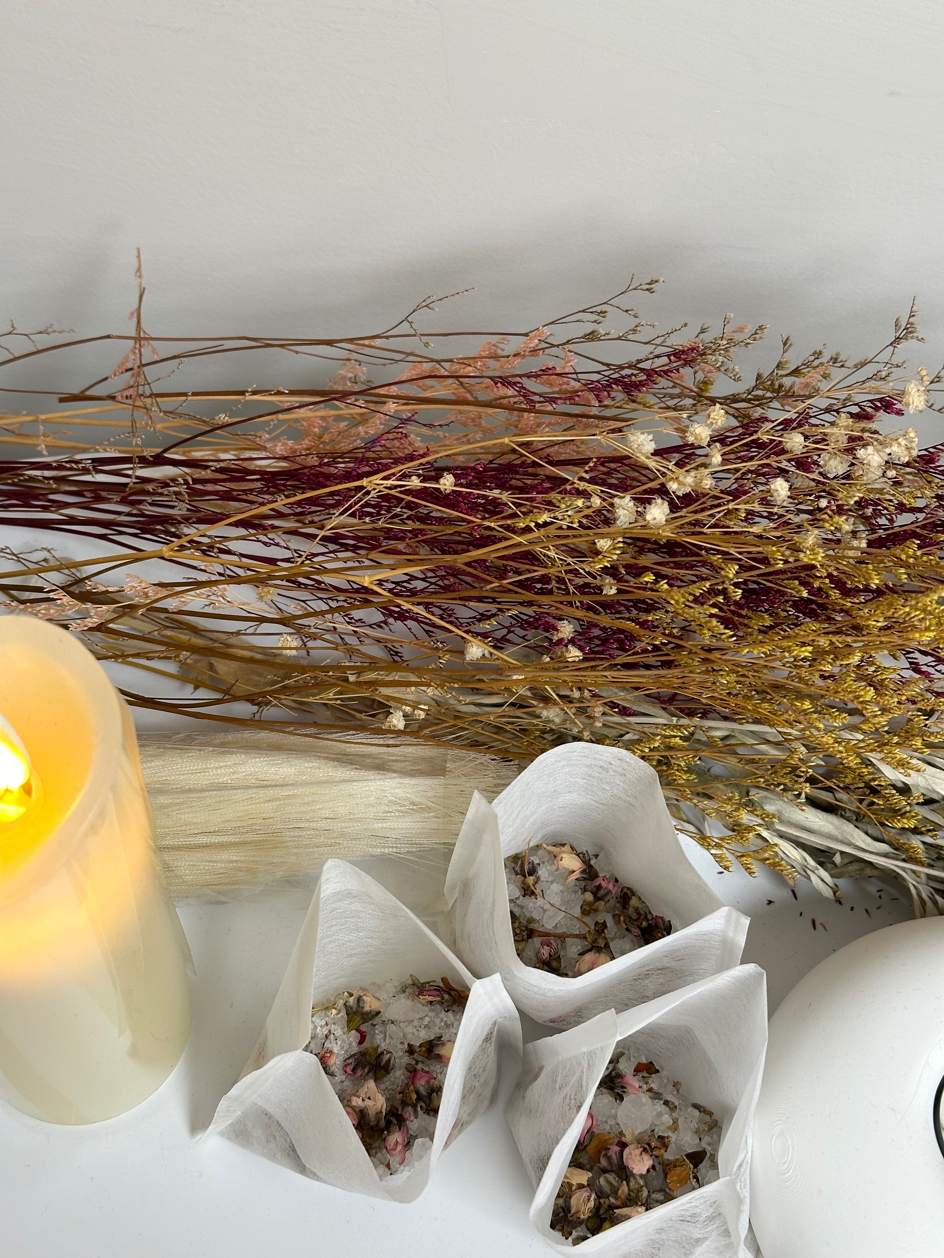 魔法手工 海鹽泡澡精油 花草 祝福 放鬆淨化