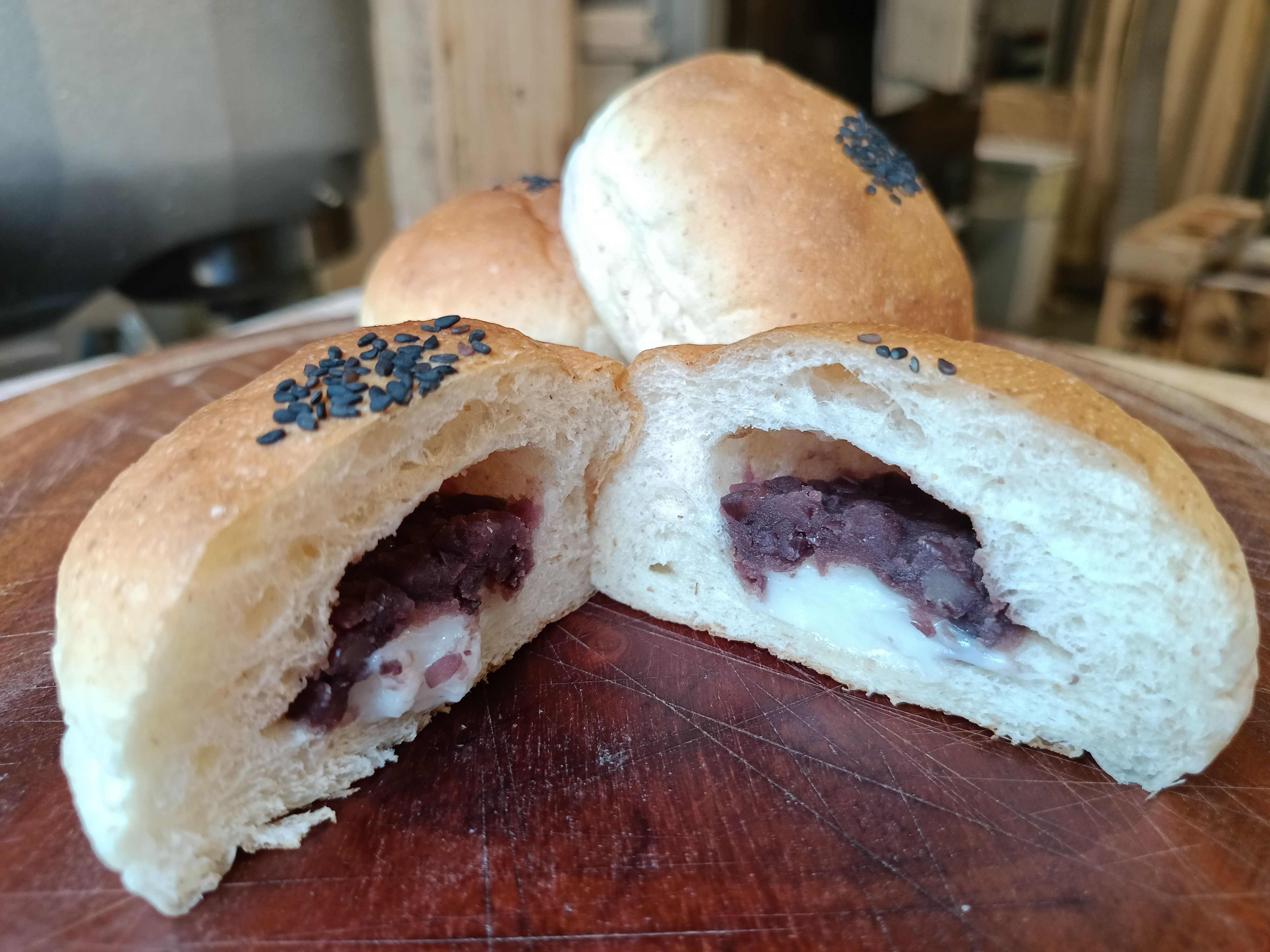 紅豆麻糬小餐包