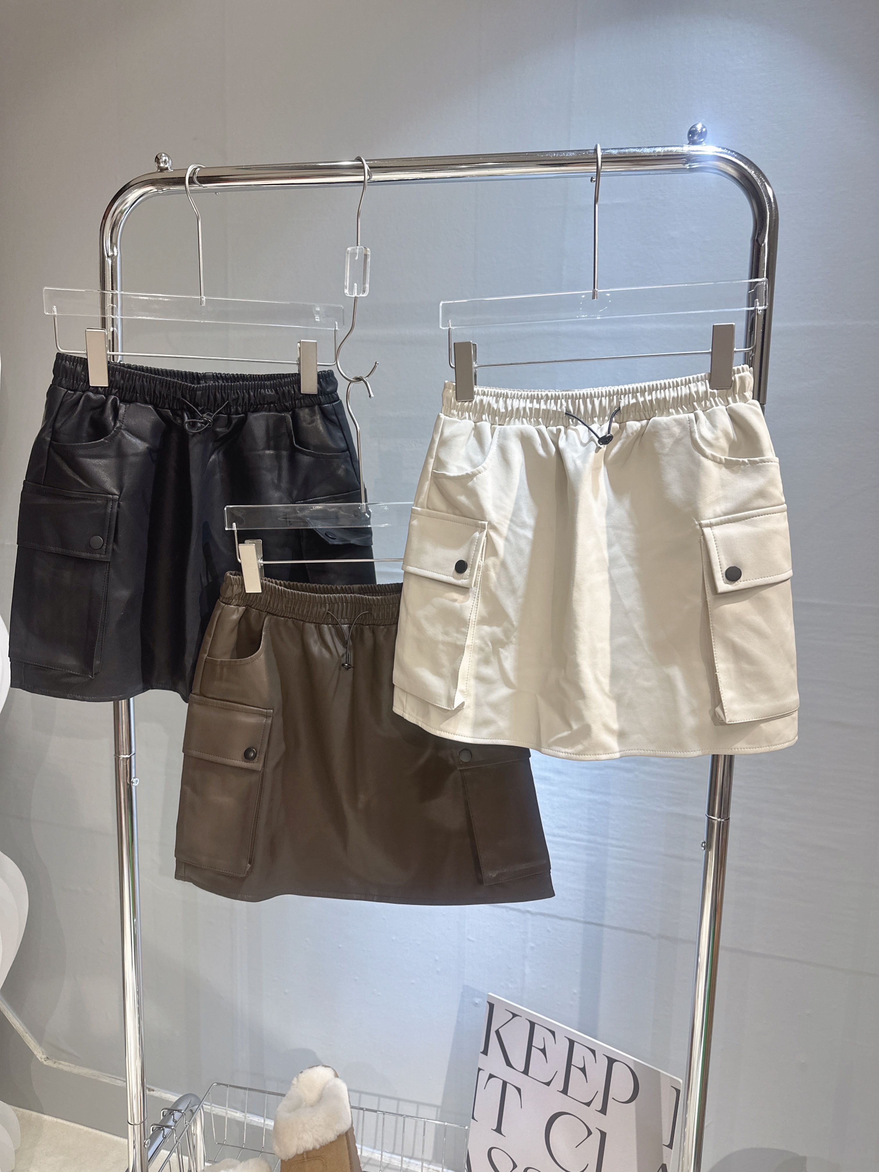 01口袋皮裙（E5190）