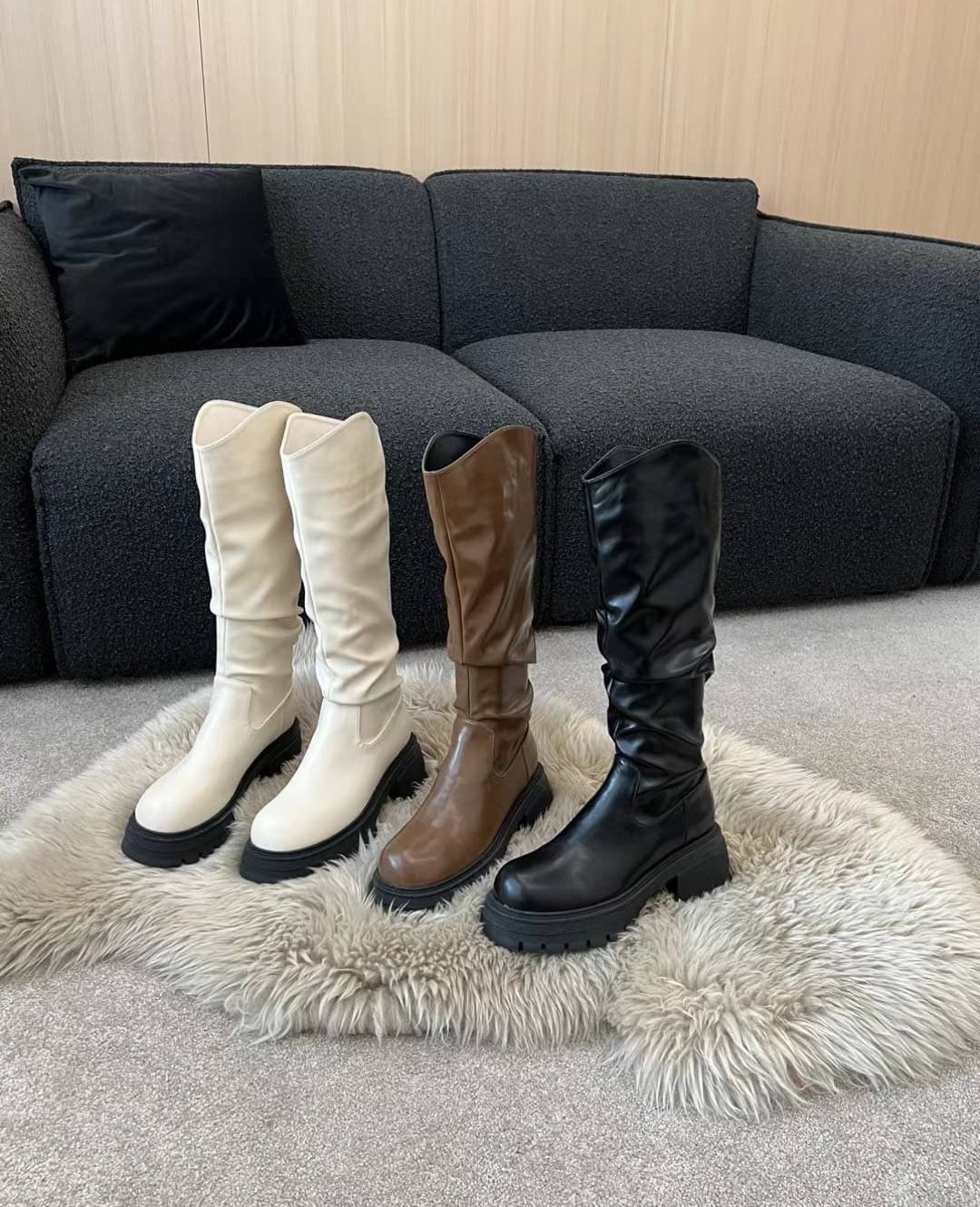 54 V統抓皺長靴（3851）-樣版