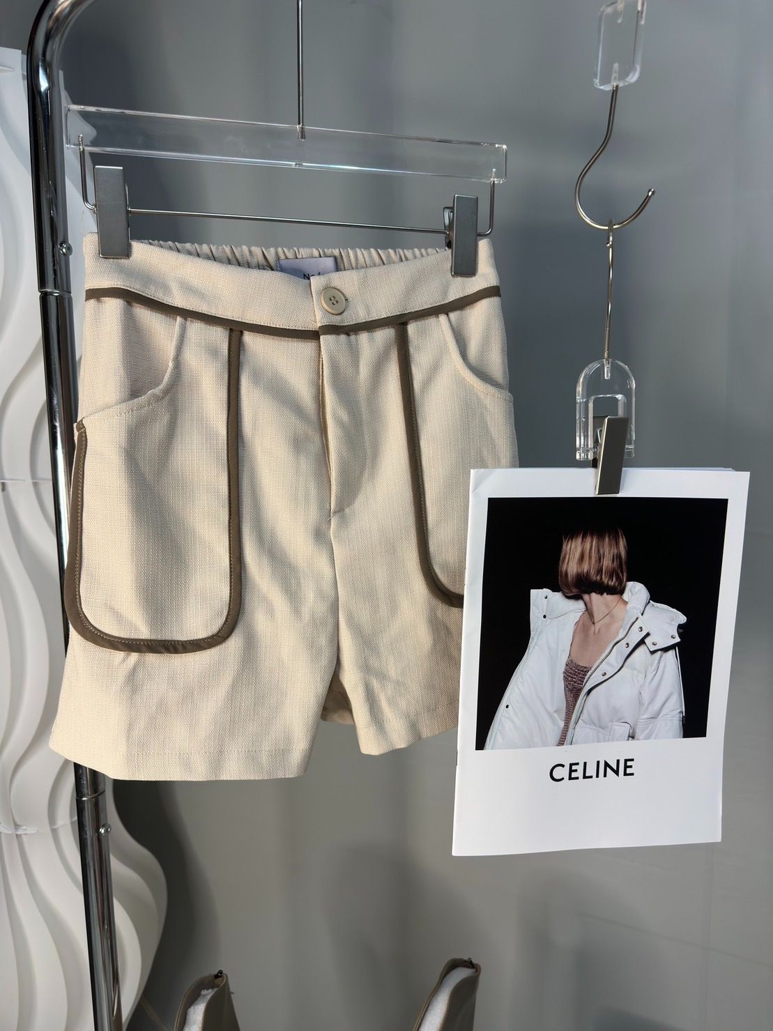 42 毛呢撞色短褲（Y1845）