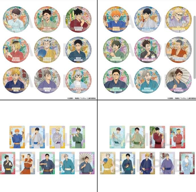 浴衣徽章透卡拆團（FB限定賣場）