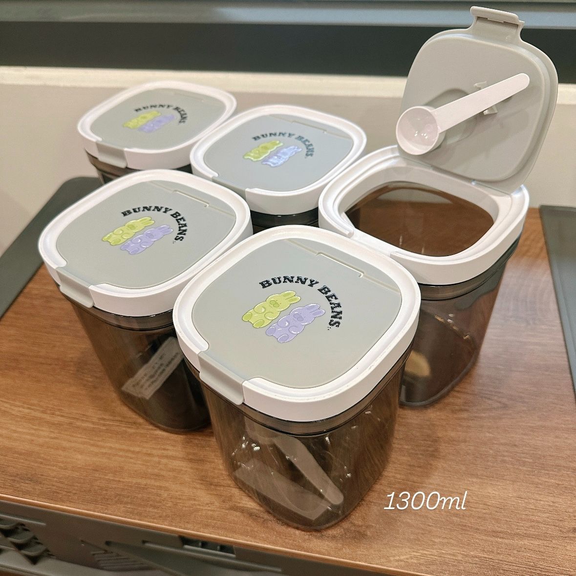 磁吸勺子 茶色密封罐（L）