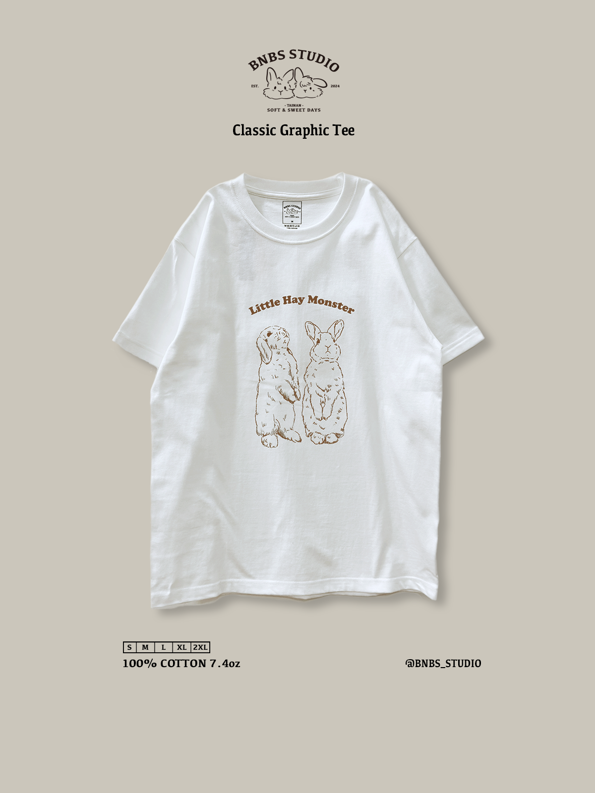 經典插畫-純棉短T（尺寸表請點照片