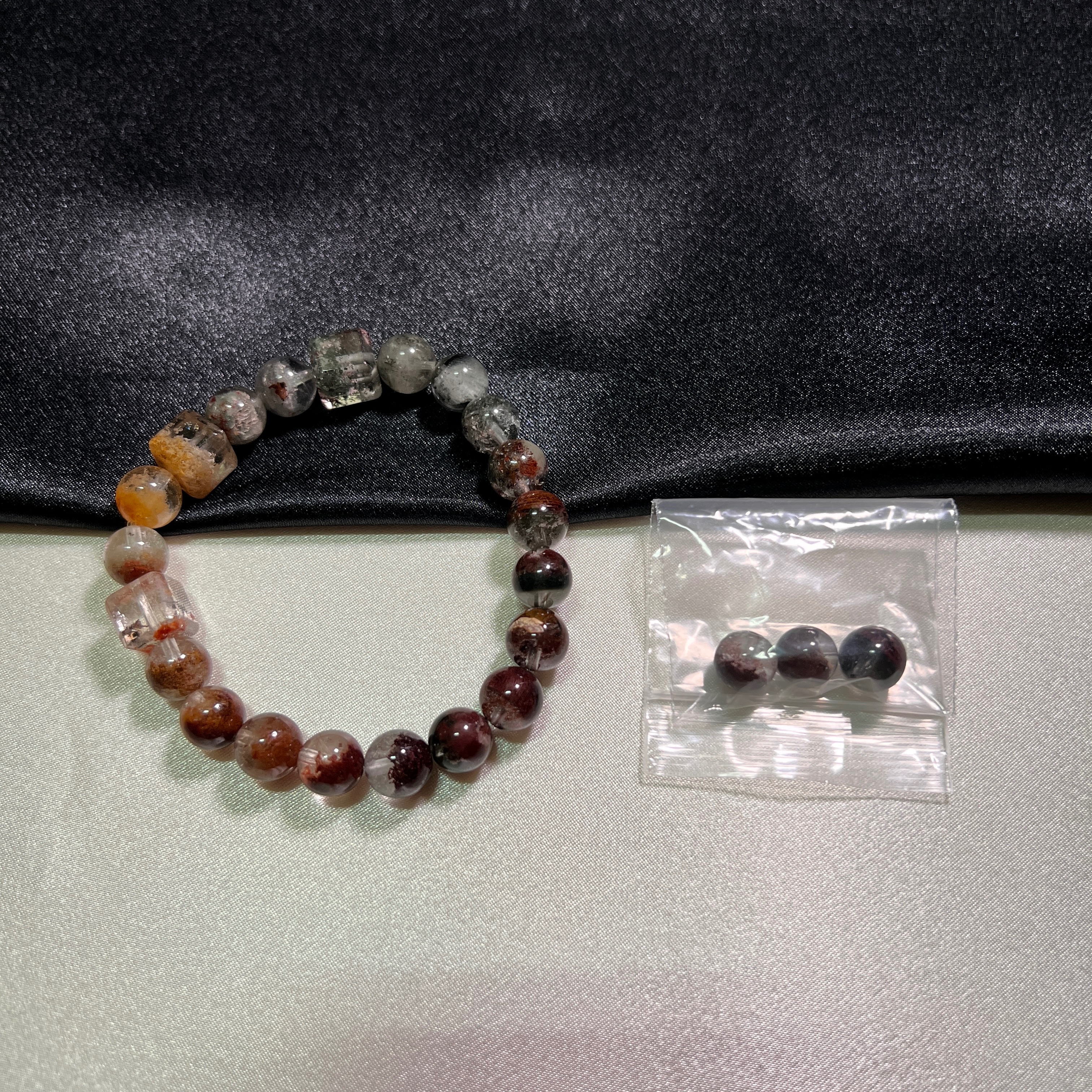 異象水晶（彩幽靈）串