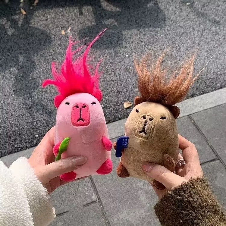 炸毛卡皮巴拉吊飾