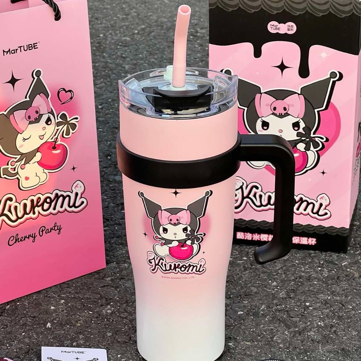 正版授權 庫洛米櫻桃派對保溫杯🍒1200毫升