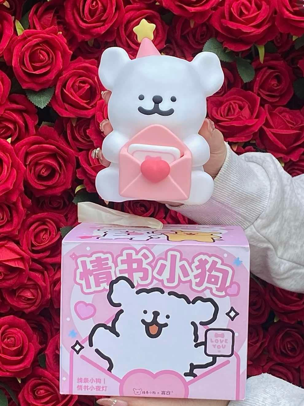 正版授權 線條小狗拍拍燈