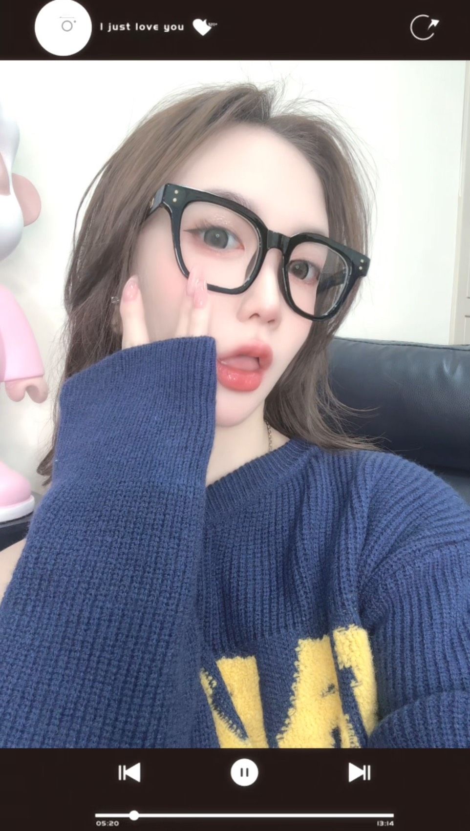 KIKI同款百搭眼鏡