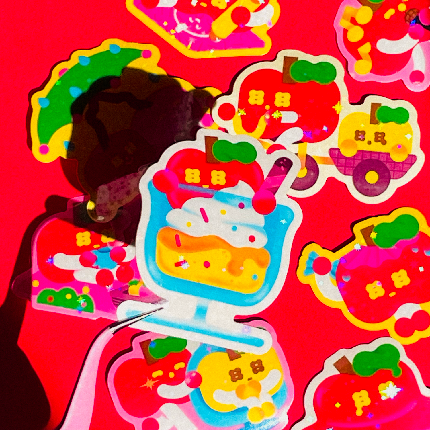 〖現貨〗QRYING BB GARDEN哭寶果園🍎全斷貼紙系列