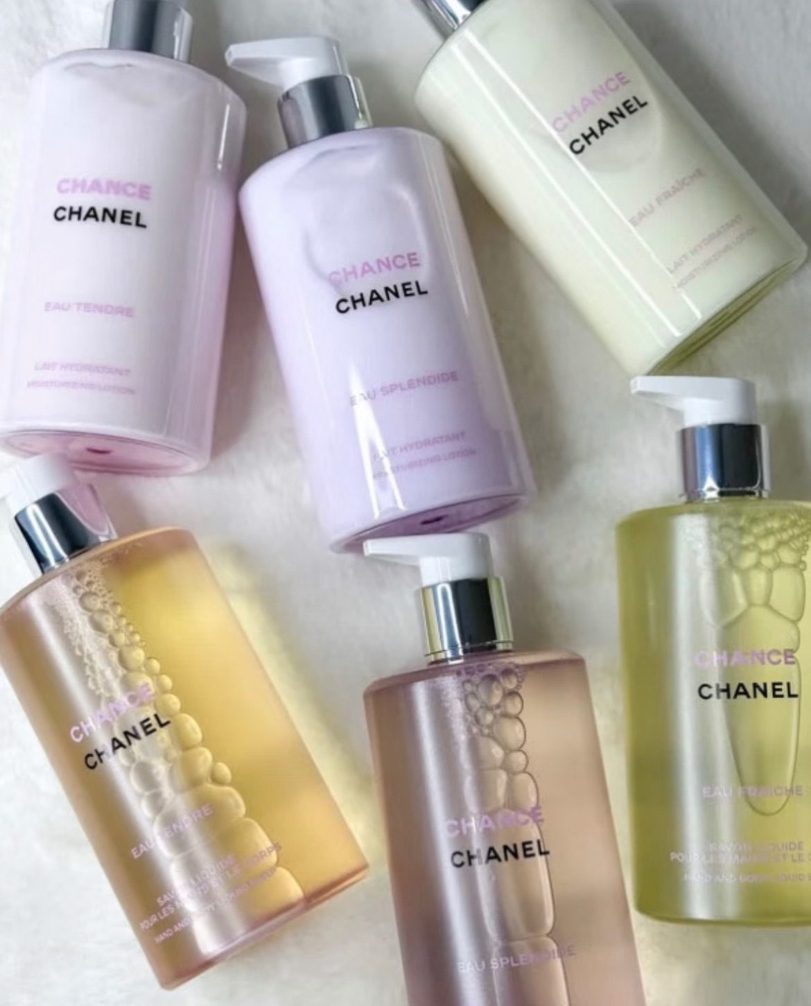 CHANCE邂逅系列 沐浴露/身體乳400ml 粉紅甜蜜 綠色氣息 紫色霓幻