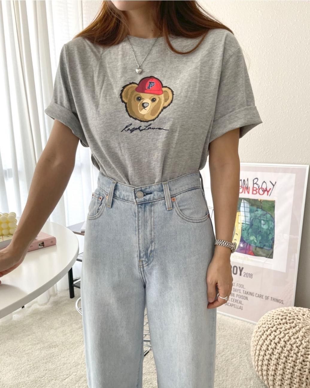 ＜台灣現貨＞Polo Ralph Lauren  青年款Bear Cotton Jersey Tee（女大人可穿）