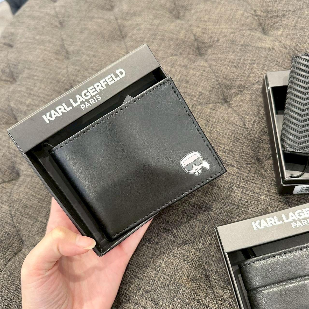 ＜台灣現貨＞KARL LAGERFELD 男短夾禮盒組