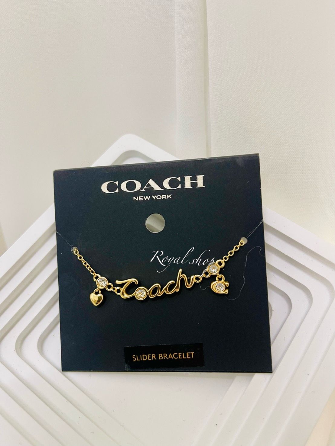 ＜台灣現貨＞COACH LOGO手鍊