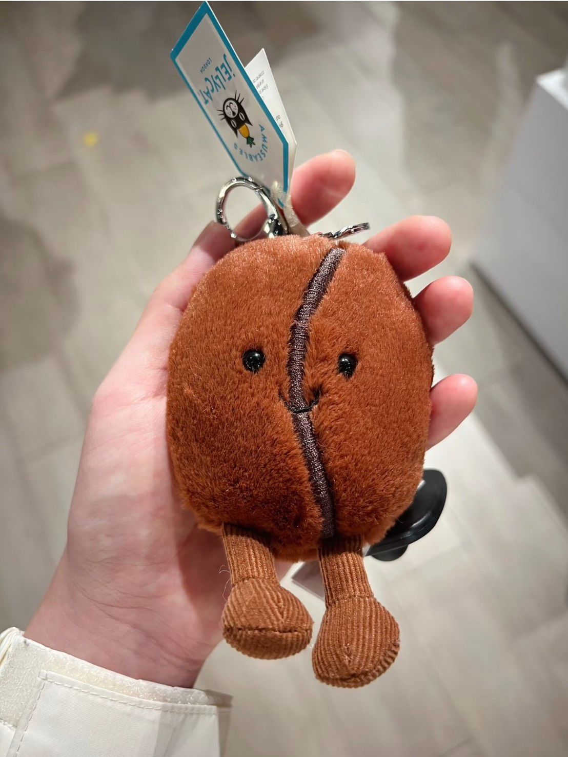 ＜台灣現貨＞英國品牌🇬🇧Jellycat 咖啡豆吊飾