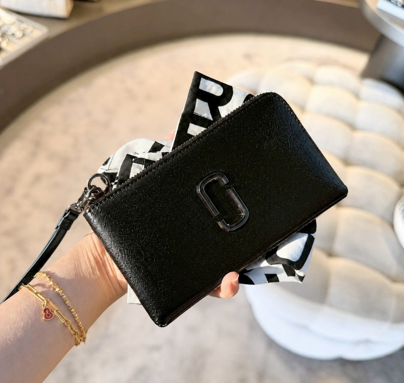 ＜台灣現貨＞Marc Jacobs 專櫃款雙J 大手拿包