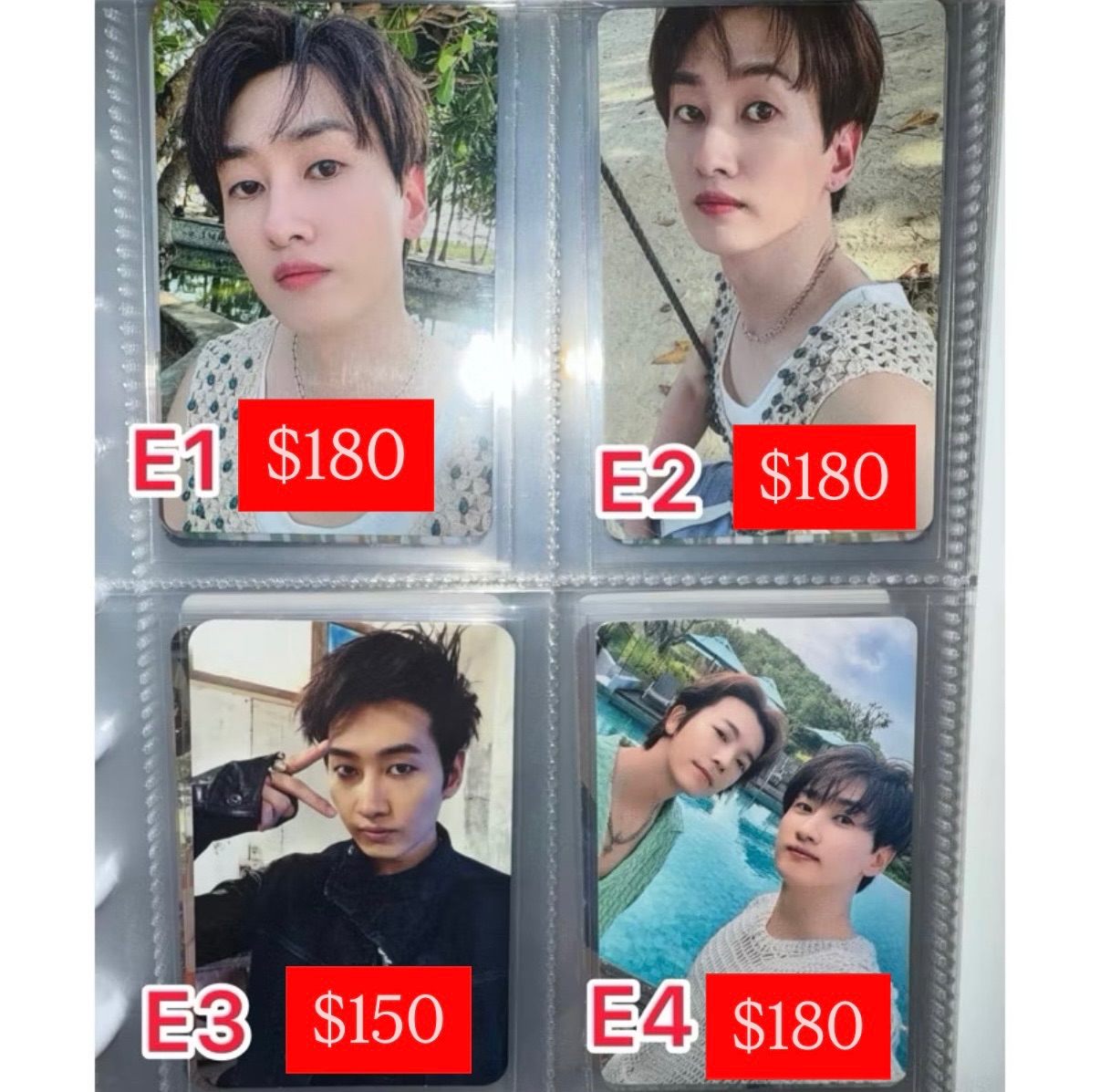 ￼Super Junior 銀赫小卡 李赫宰小卡 一直娛雜誌小卡 特典 日專小卡