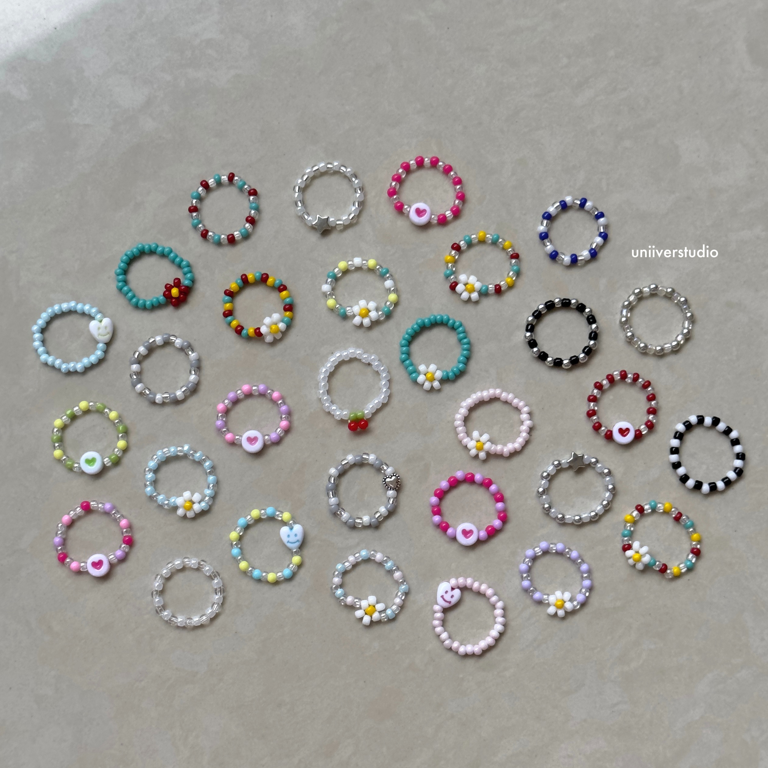 串珠小戒指🧸🌸✨