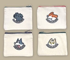 【町町噹噹狗生活】零錢包 （熱轉印款 / 刺繡款）