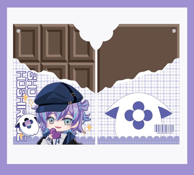 【NIJISANJI】星導ショウ浮雕巧克力吊飾