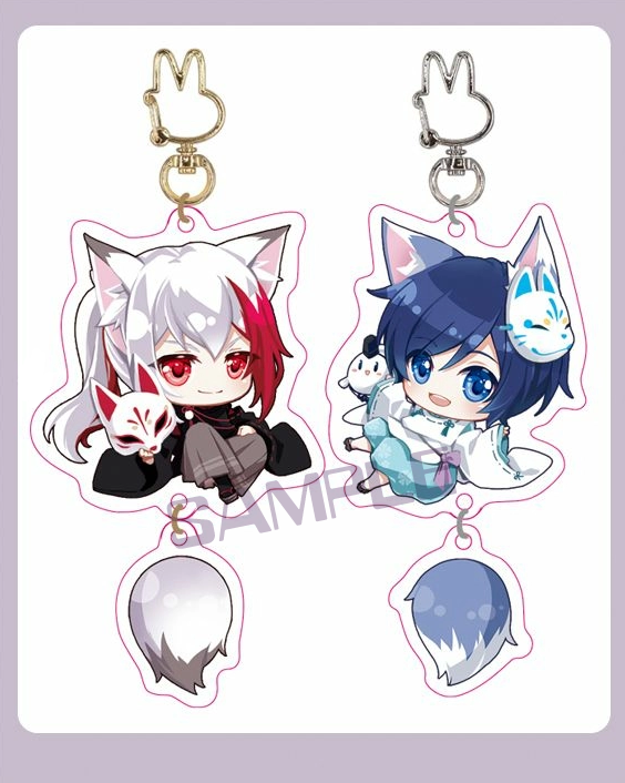 【特殊傳說】冰炎＆漾漾妖狐尾巴搖搖吊飾