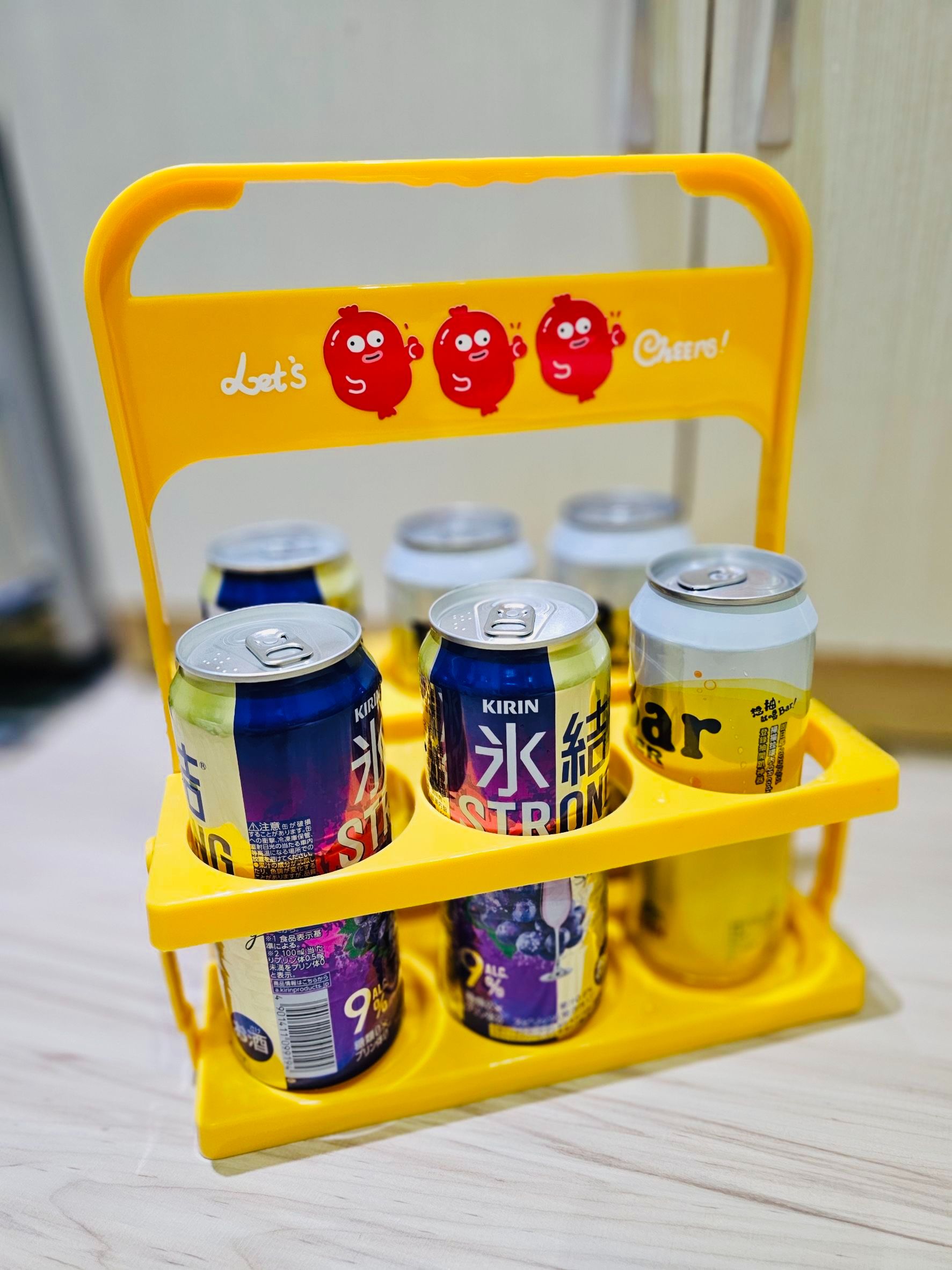 小胖腸ー折疊啤酒杯架提籃 也可裝各種飲料