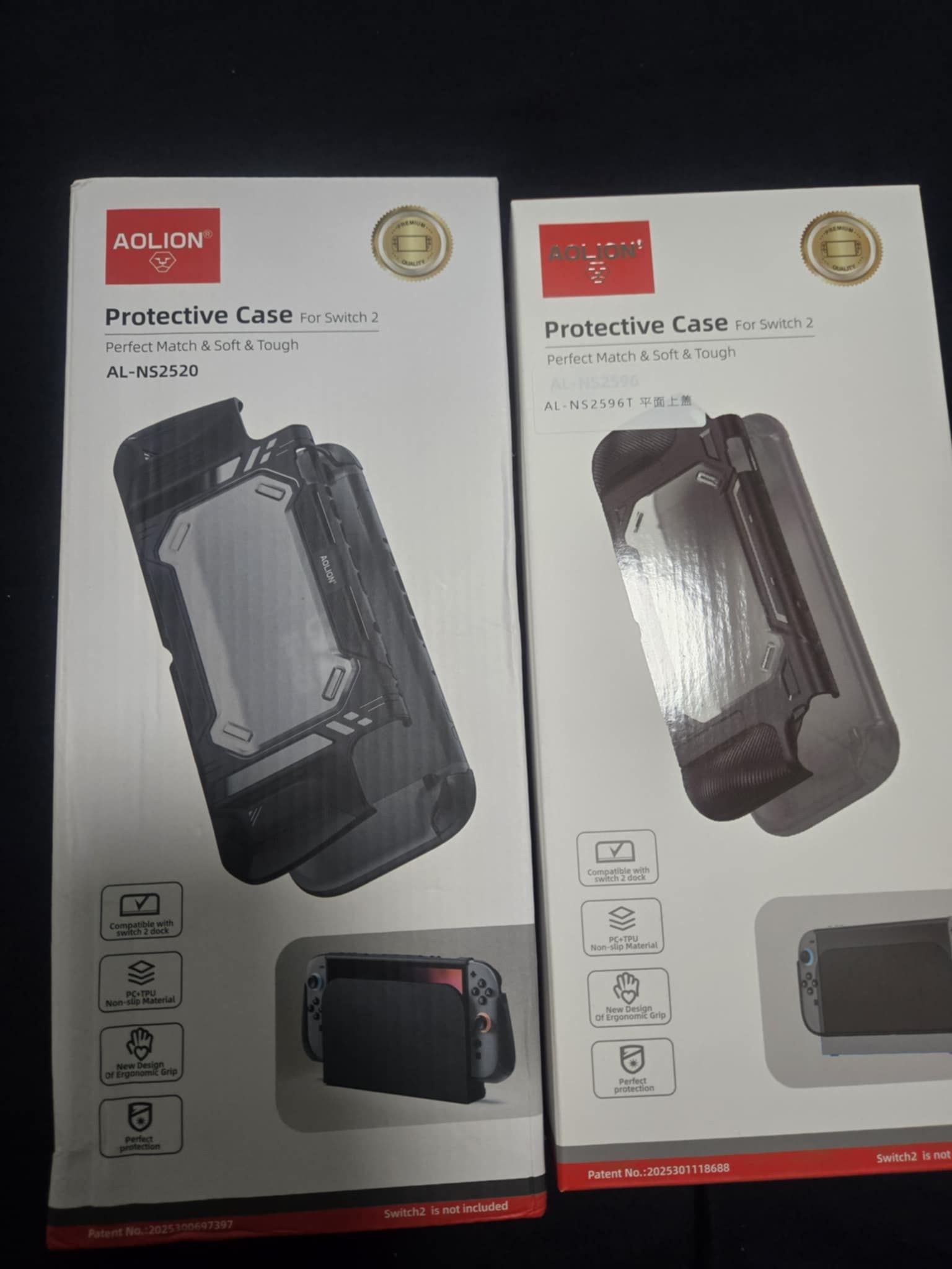 AOLION澳加獅 Switch2保護殼任天堂NS2代保護套散熱防滑防摔遊戲掌機全包一體硬殼手柄矽膠套