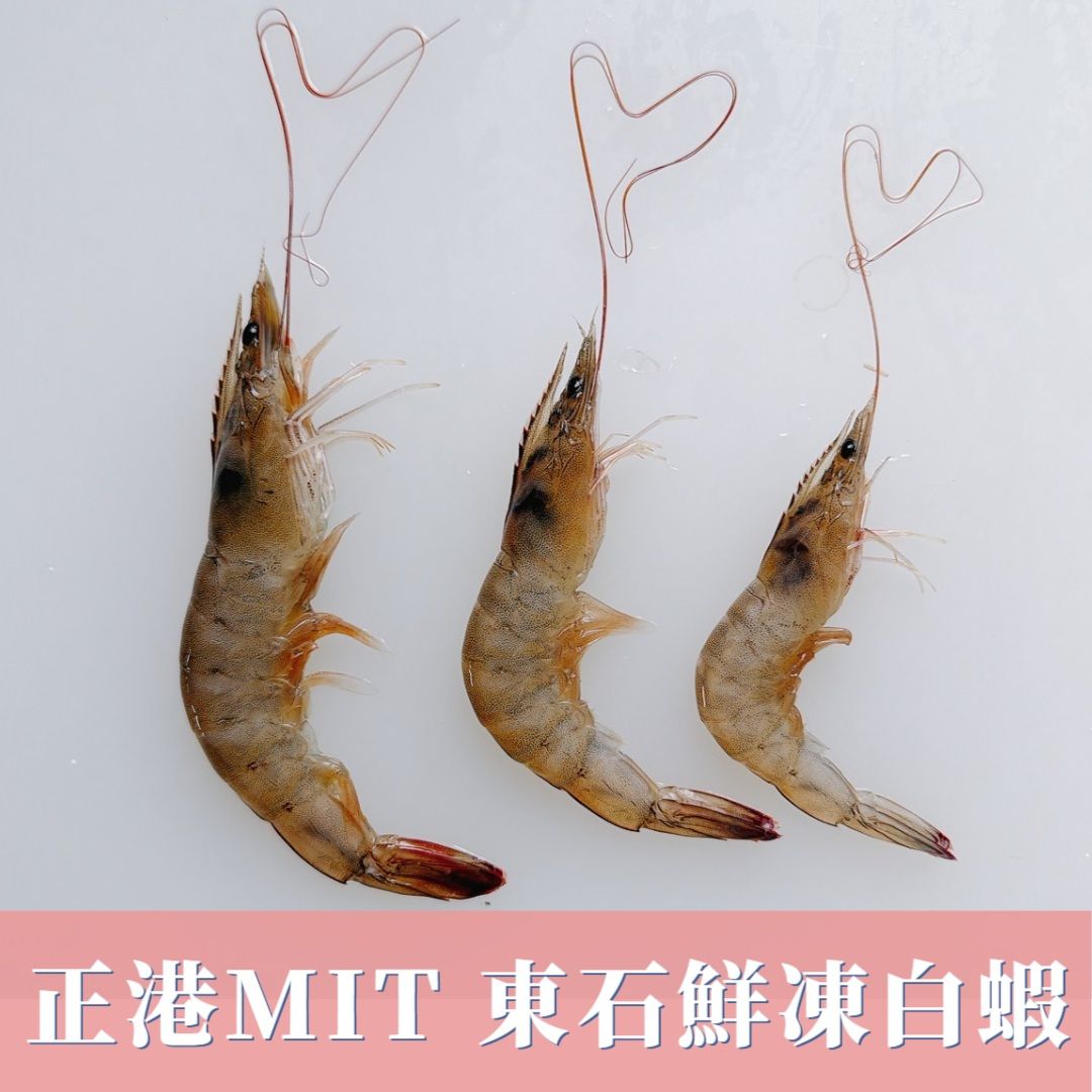東石鮮凍白蝦（ 中蝦限時三入特惠組!!）