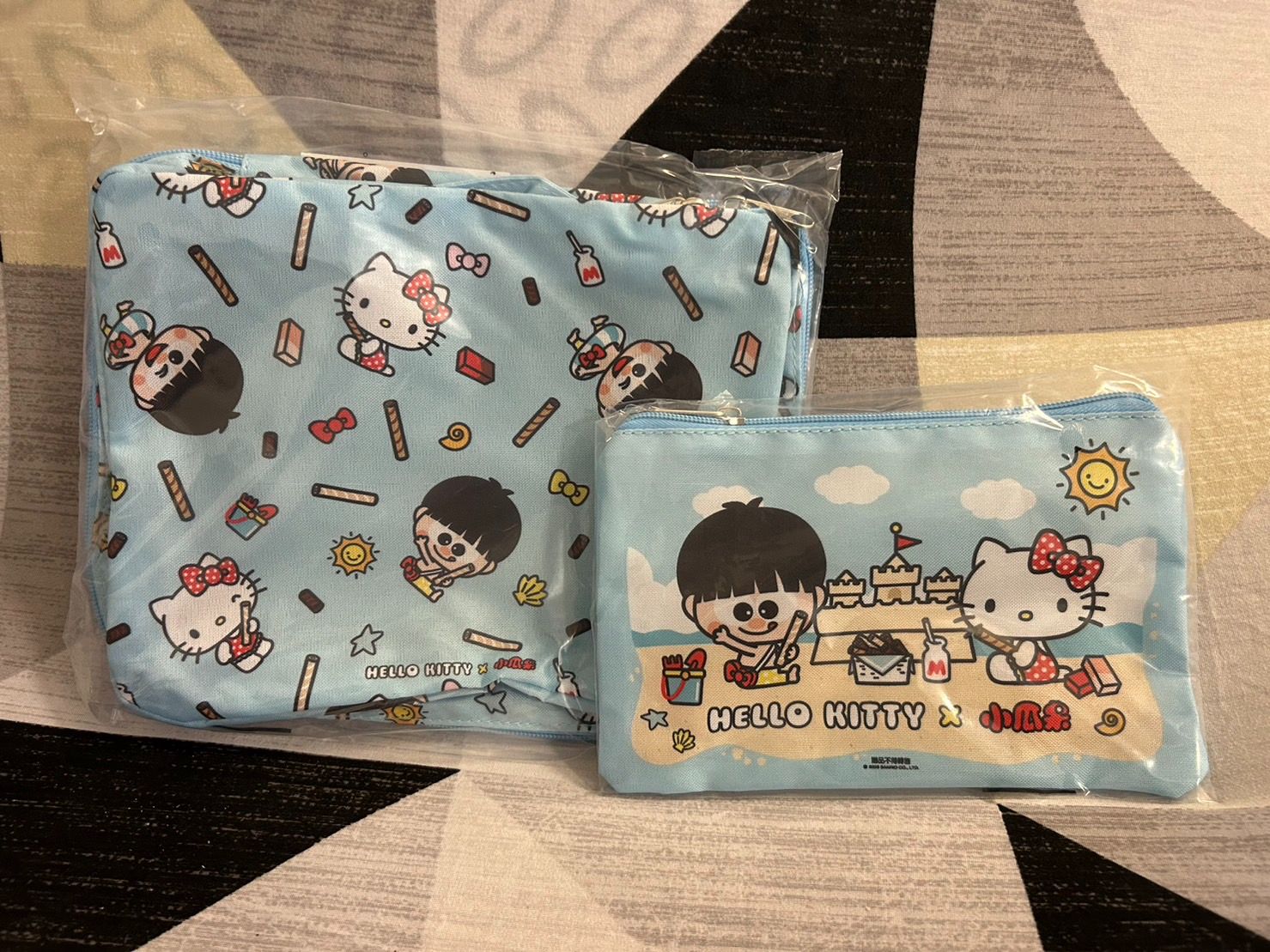 15.小呆瓜 x Hello Kitty 旅行收納袋組